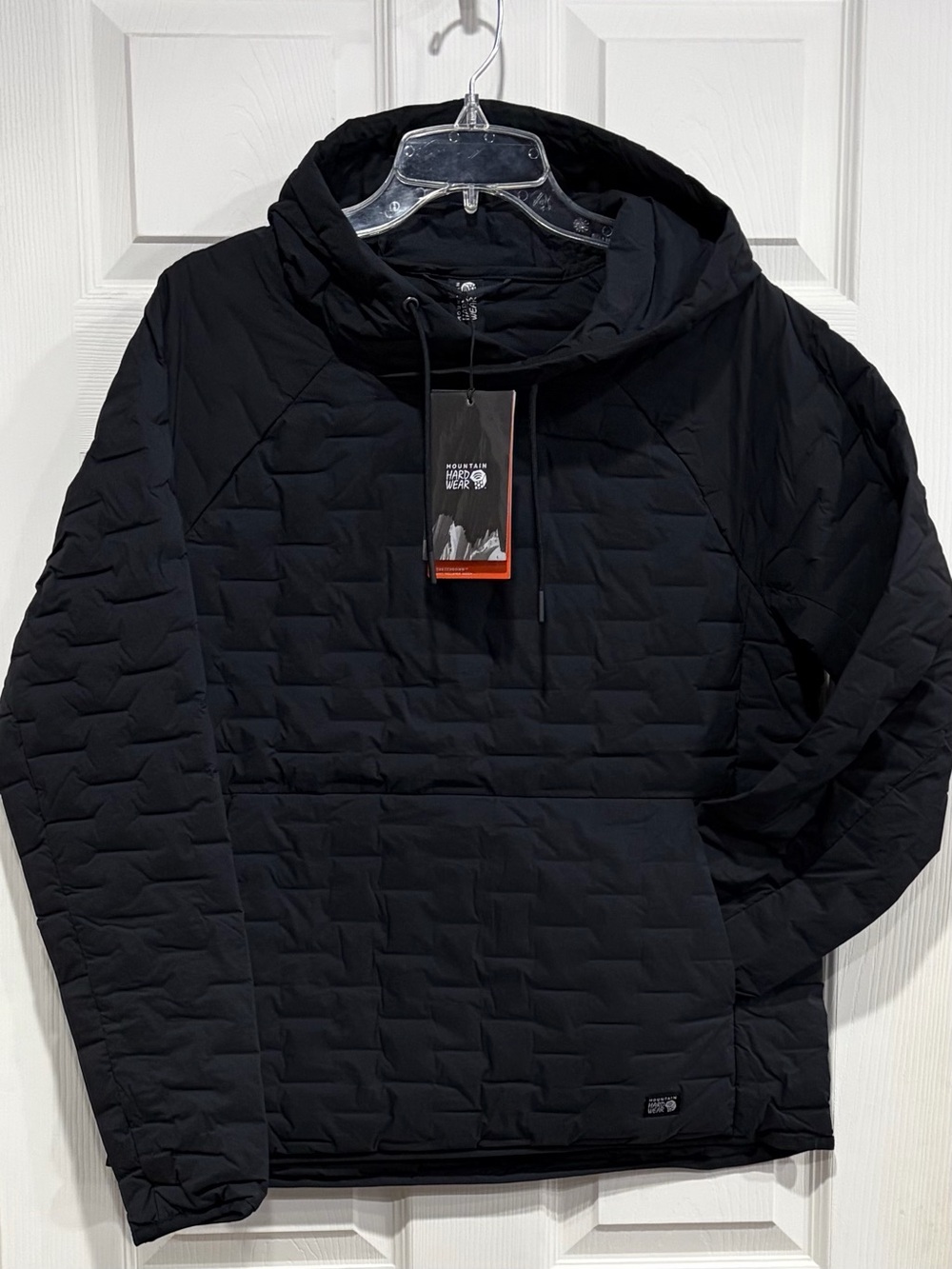 Mountain Hardwear Women's Medium Stretchdown Light Pullover Hoody Black NWT